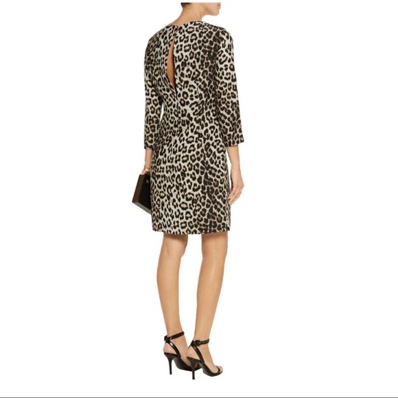 💥SALE Rag&Bone Leopard Print Short Cocktail Dress - Picture 2 of 8